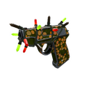 Unusual Festivized Professional Killstreak Gourdy Green Pistol (Field-Tested) (Isotope)