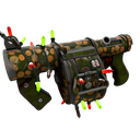 Unusual Festivized Killstreak Gourdy Green Stickybomb Launcher (Battle Scarred) (Isotope)