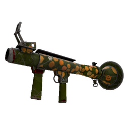 free tf2 item Gourdy Green Rocket Launcher (Battle Scarred)