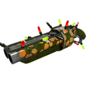 Strange Festivized Professional Killstreak Gourdy Green Scattergun (Field-Tested)