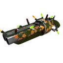 Strange Festivized Gourdy Green Scattergun (Well-Worn)