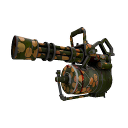 free tf2 item Gourdy Green Minigun (Battle Scarred)