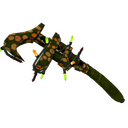 Strange Unusual Festivized Professional Killstreak Gourdy Green Jag (Field-Tested) (Isotope)