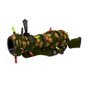 Strange Festivized Professional Killstreak Gourdy Green Loose Cannon (Well-Worn)