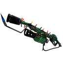 Unusual Festivized Specialized Killstreak Raving Dead Flame Thrower (Field-Tested) (Cool)