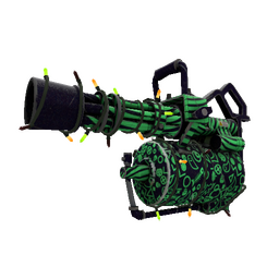 Strange Festivized Specialized Killstreak Raving Dead Minigun (Minimal Wear)