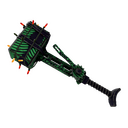 Unusual Festivized Professional Killstreak Raving Dead Powerjack (Field-Tested) (Isotope)
