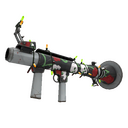 Unusual Festivized Professional Killstreak Death Deluxe Rocket Launcher (Field-Tested) (Isotope)