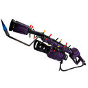 Unusual Festivized Portal Plastered Flame Thrower (Field-Tested) (Isotope)