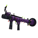 Unusual Festivized Specialized Killstreak Portal Plastered Rocket Launcher (Minimal Wear) (Cool)
