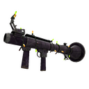 Unusual Festivized Killstreak Crawlspace Critters Rocket Launcher (Well-Worn) (Hot)