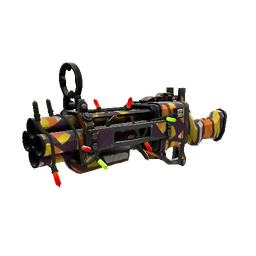 Unusual Festivized Professional Killstreak Sweet Toothed Iron Bomber (Field-Tested)