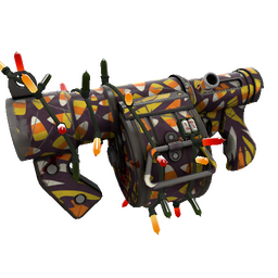 free tf2 item Strange Festivized Sweet Toothed Stickybomb Launcher (Well-Worn)