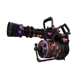 Neon-ween Minigun (Battle Scarred)