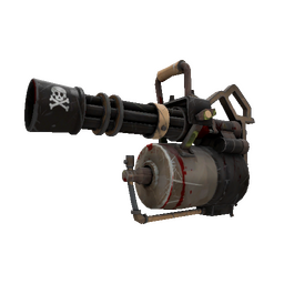 free tf2 item Swashbuckled Minigun (Battle Scarred)