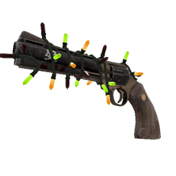 Strange Festivized Specialized Killstreak Swashbuckled Revolver (Battle Scarred)