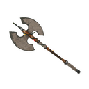 Unusual Festivized Professional Killstreak Sarsaparilla Sprayed Scotsman's Skullcutter (Well-Worn) (Isotope)