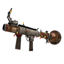 Strange Festivized Sarsaparilla Sprayed Rocket Launcher (Battle Scarred)