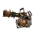 Unusual Festivized Specialized Killstreak Sarsaparilla Sprayed Minigun (Field-Tested) (Hot)