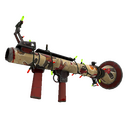 Strange Festivized Cookie Fortress Rocket Launcher (Battle Scarred)