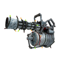 Unusual Festivized Glacial Glazed Minigun (Battle Scarred)