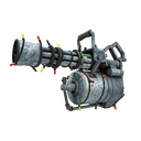 Unusual Festivized Killstreak Glacial Glazed Minigun (Well-Worn) (Hot)