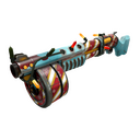 Strange Unusual Festivized Professional Killstreak Frosty Delivery Panic Attack (Battle Scarred) (Hot)