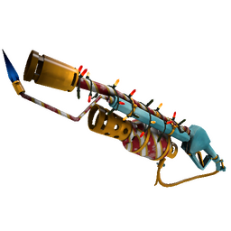 free tf2 item Festivized Frosty Delivery Flame Thrower (Factory New)