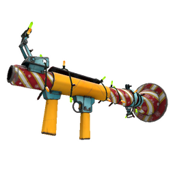 free tf2 item Strange Unusual Festivized Professional Killstreak Frosty Delivery Rocket Launcher (Field-Tested)