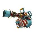 Strange Festivized Specialized Killstreak Frosty Delivery Minigun (Field-Tested)