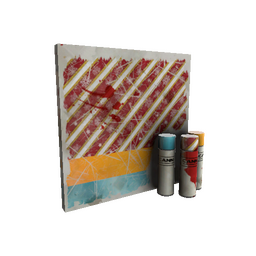 free tf2 item Strange Frosty Delivery War Paint (Battle Scarred)