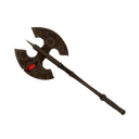 Unusual Professional Killstreak Necromanced Scotsman's Skullcutter (Well-Worn) (Isotope)
