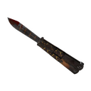 Strange Killstreak Kiln and Conquer Knife (Battle Scarred)