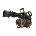Strange Festivized Kiln and Conquer Minigun (Well-Worn)