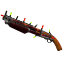 Unusual Festivized Professional Killstreak Polter-Guised Shotgun (Well-Worn) (Hot)