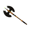 Unusual Festivized Professional Killstreak Searing Souls Scotsman's Skullcutter (Field-Tested) (Isotope)
