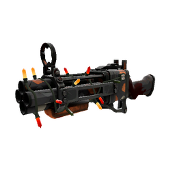 Unusual Festivized Killstreak Simple Spirits Iron Bomber (Battle Scarred)