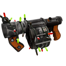 Strange Festivized Sudden Flurry Stickybomb Launcher (Well-Worn)