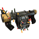 Unusual Festivized Professional Killstreak Blitzkrieg Stickybomb Launcher (Battle Scarred)