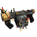 Unusual Festivized Professional Killstreak Blitzkrieg Stickybomb Launcher (Well-Worn) (Isotope)