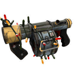 free tf2 item Festivized Blitzkrieg Stickybomb Launcher (Well-Worn)