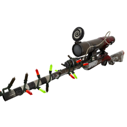 free tf2 item Festivized Specialized Killstreak Airwolf Sniper Rifle (Battle Scarred)