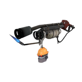 Strange Silver Botkiller Flame Thrower Mk.II