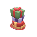 Unusual Towering Pile of Presents (Frozen Fractals)