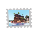 Self-Made Map Stamp - Banana Bay (Community Sparkle)