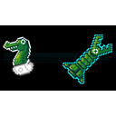 A Alligator (Profile Background)