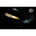 Up in space