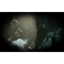 The cave is deeper