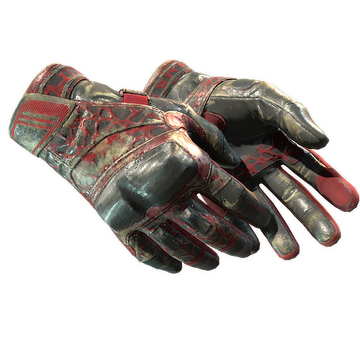 ★ Moto Gloves | Blood Pressure (Battle-Scarred)