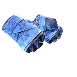 ★ Hand Wraps | Cobalt Skulls (Battle-Scarred)